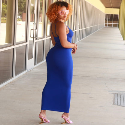 Seamless Tank Dress (blue)