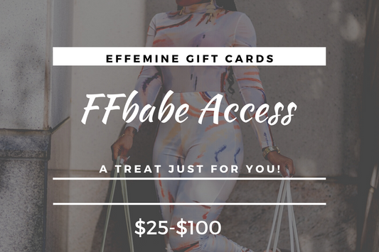 Efféminé Gift Card - Efféminé Face Fear